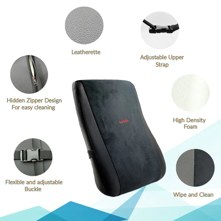 Orthopedic Back Support Cushion Beige