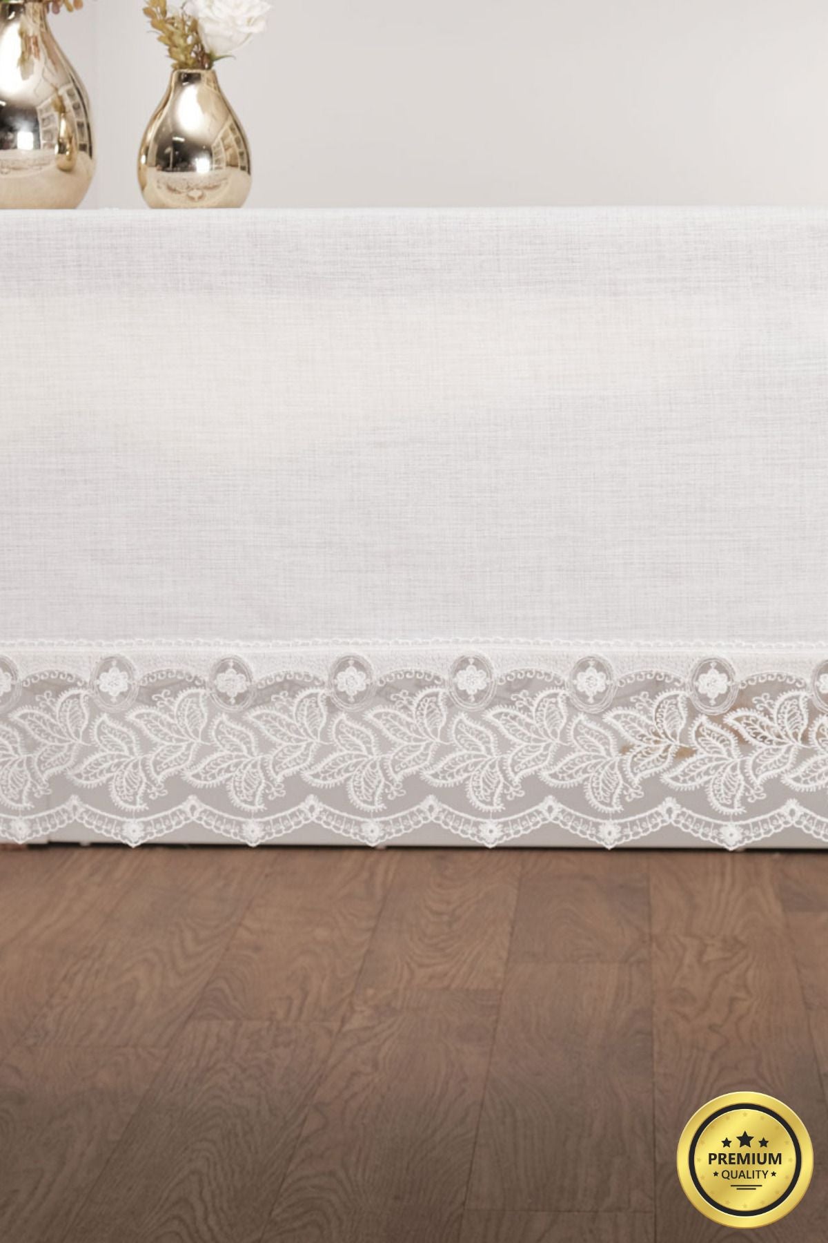 Finezza Table Cover 6-8 seater 160x230 cm Rectangular White