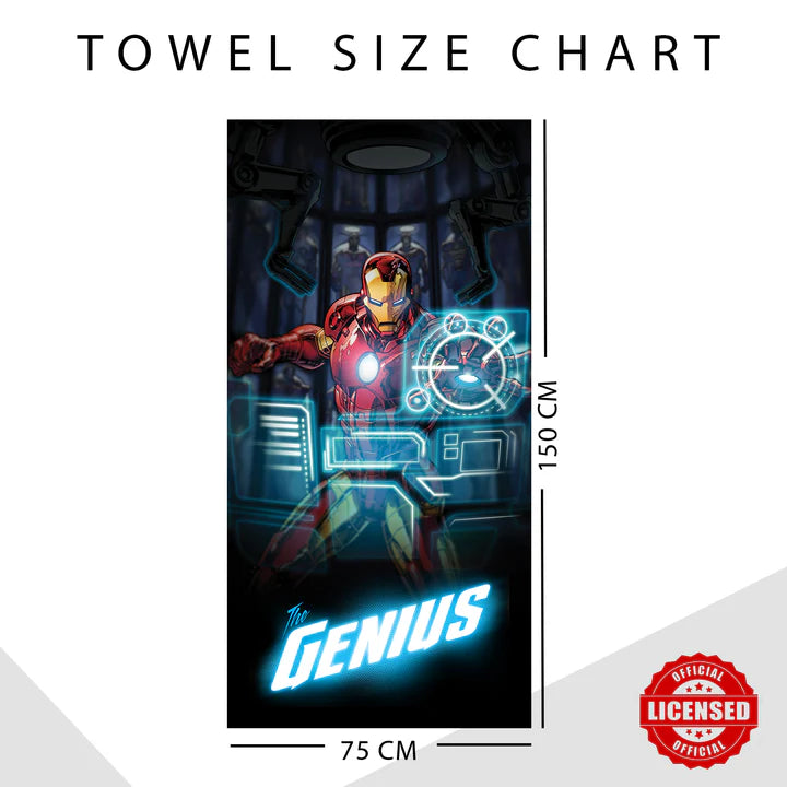 Marvel Ironman Towel For Kids & Adults