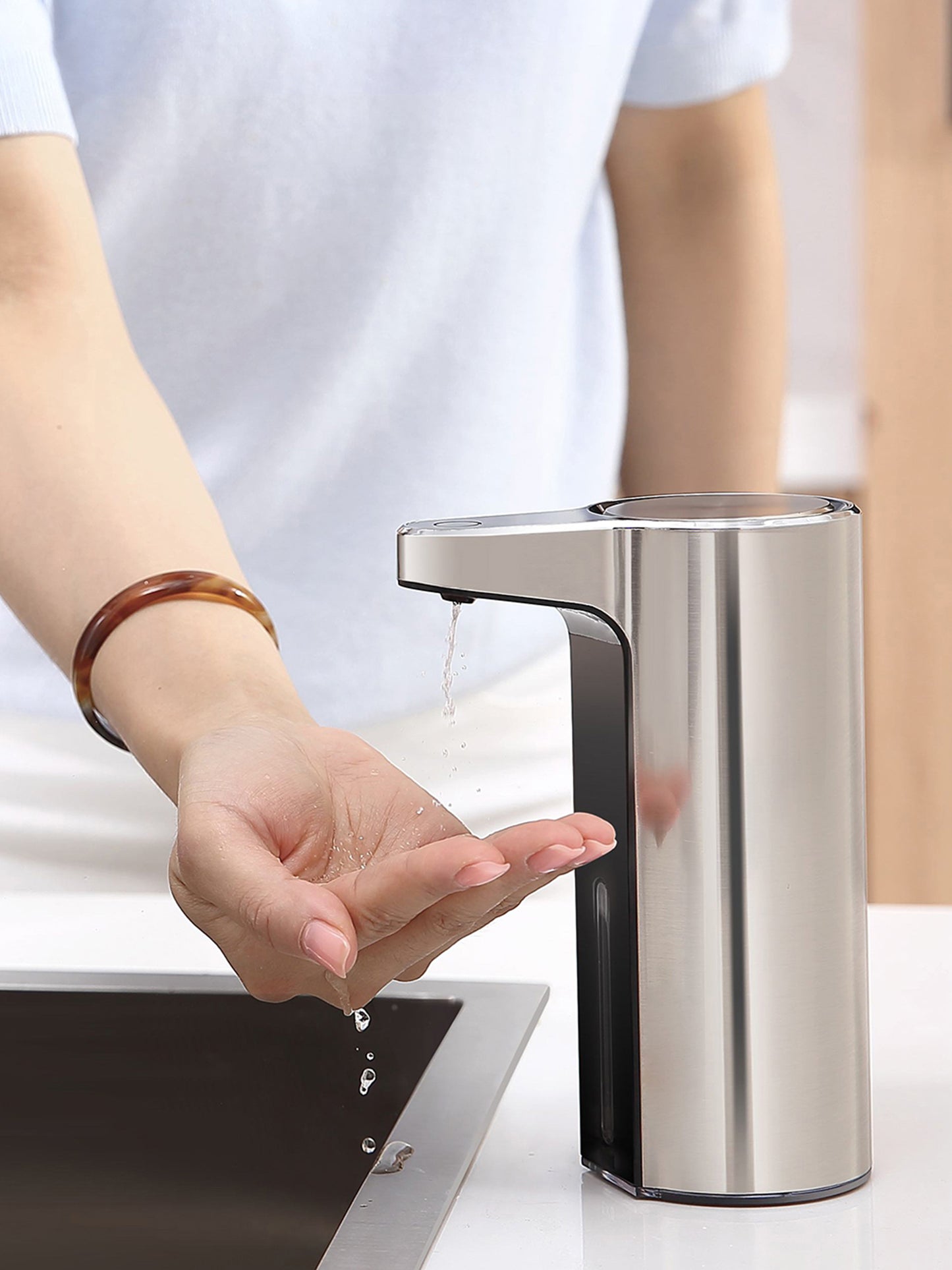 Aroma Autometic Smart Soap Dispenser Metallic