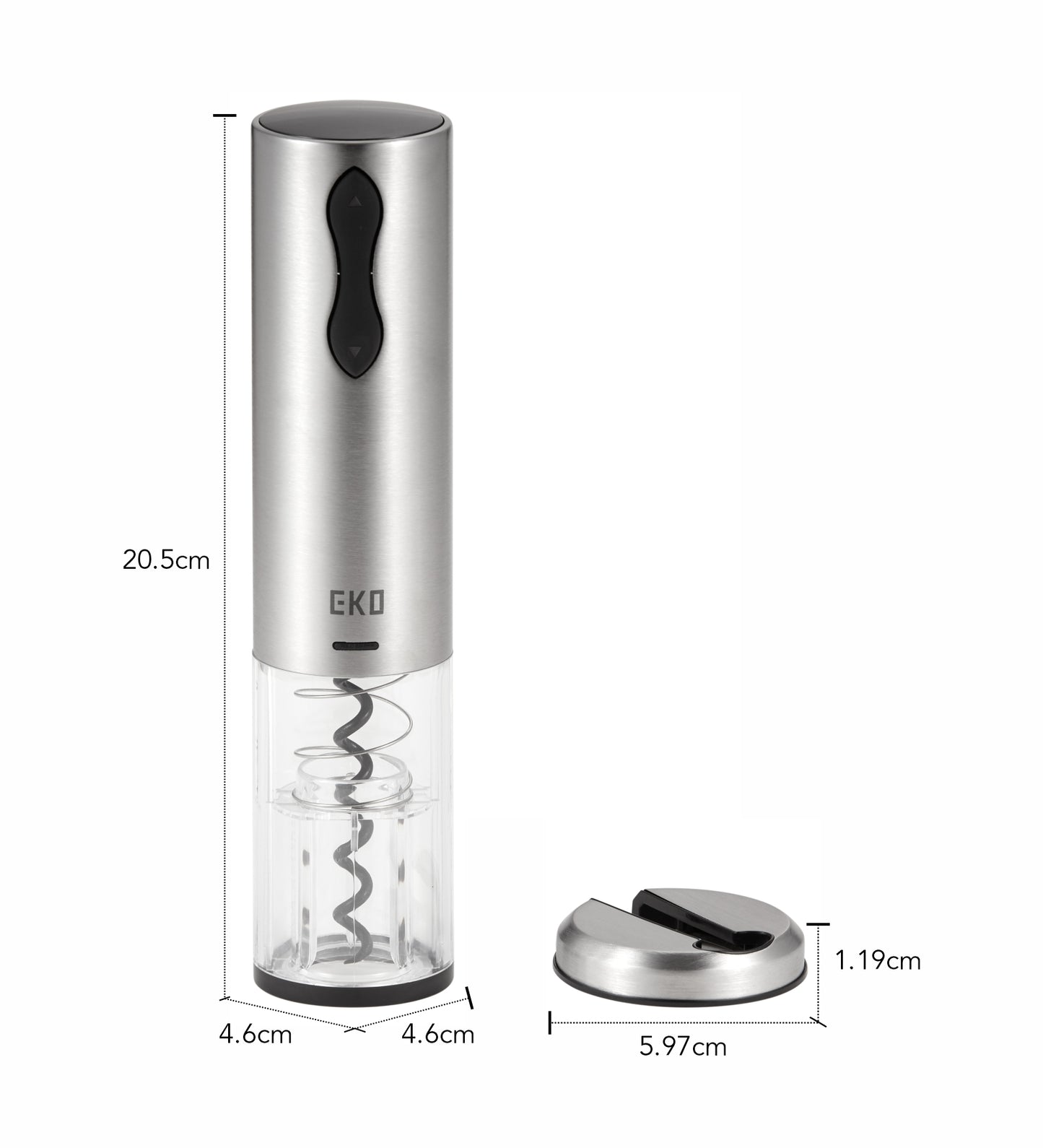 Boer Electric Wine Opener Metallic