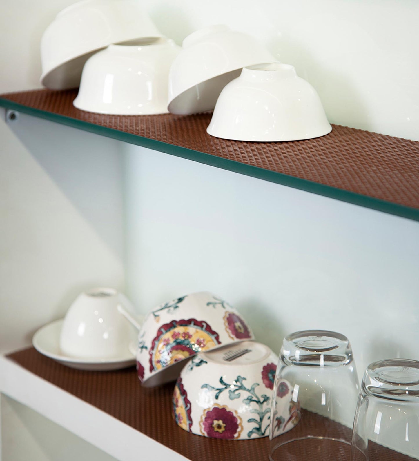 Rio PVC Shelf Liner Brown