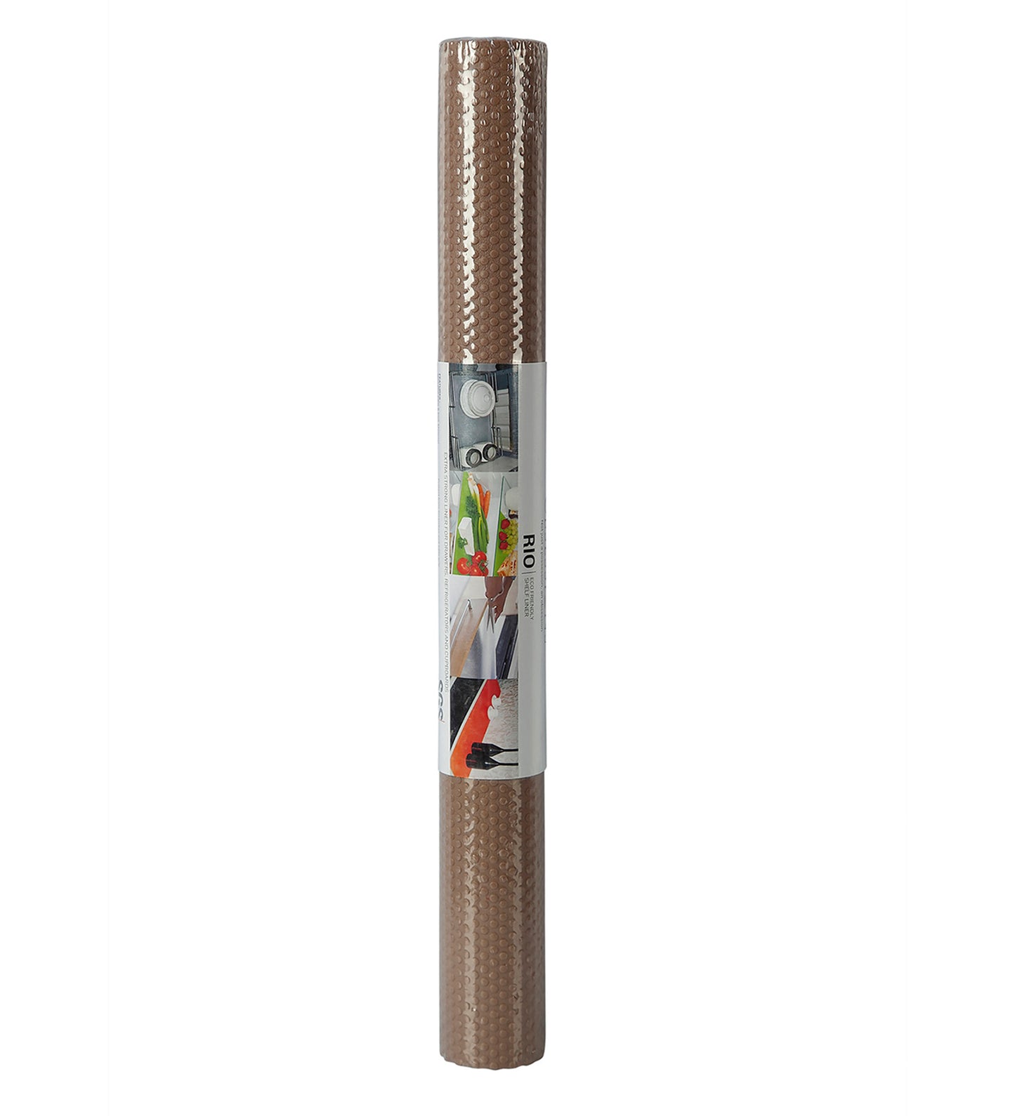 Rio PVC Shelf Liner Brown