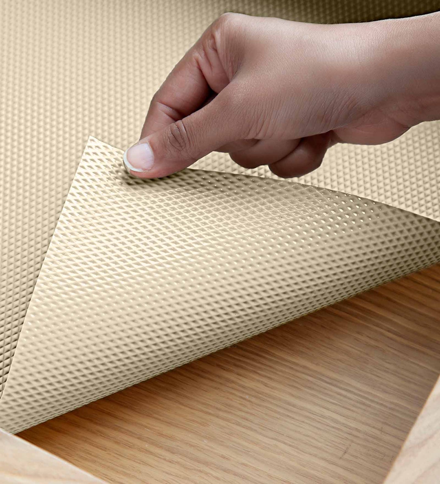 Rio PVC Shelf Liner L.Beige
