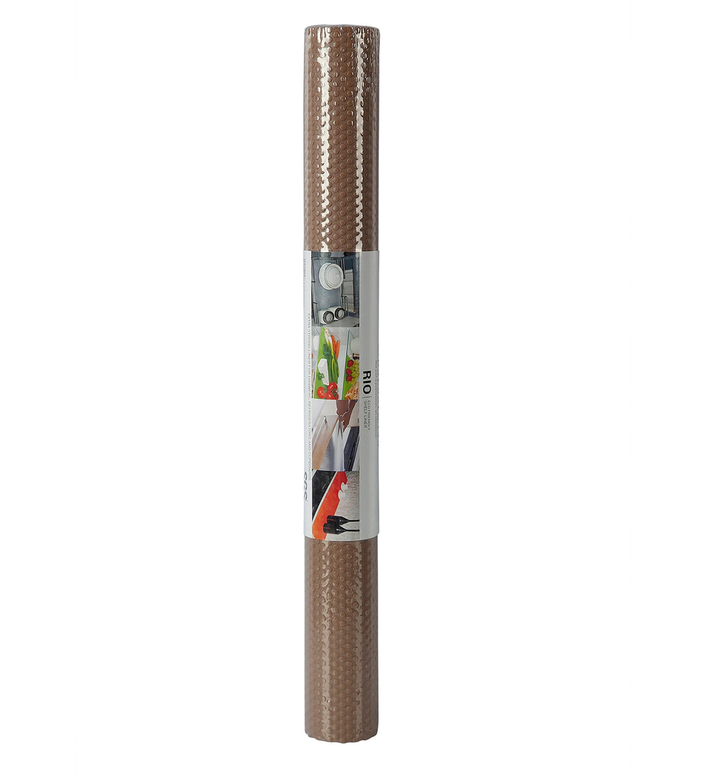 Rio PVC Shelf Liner Chocolate