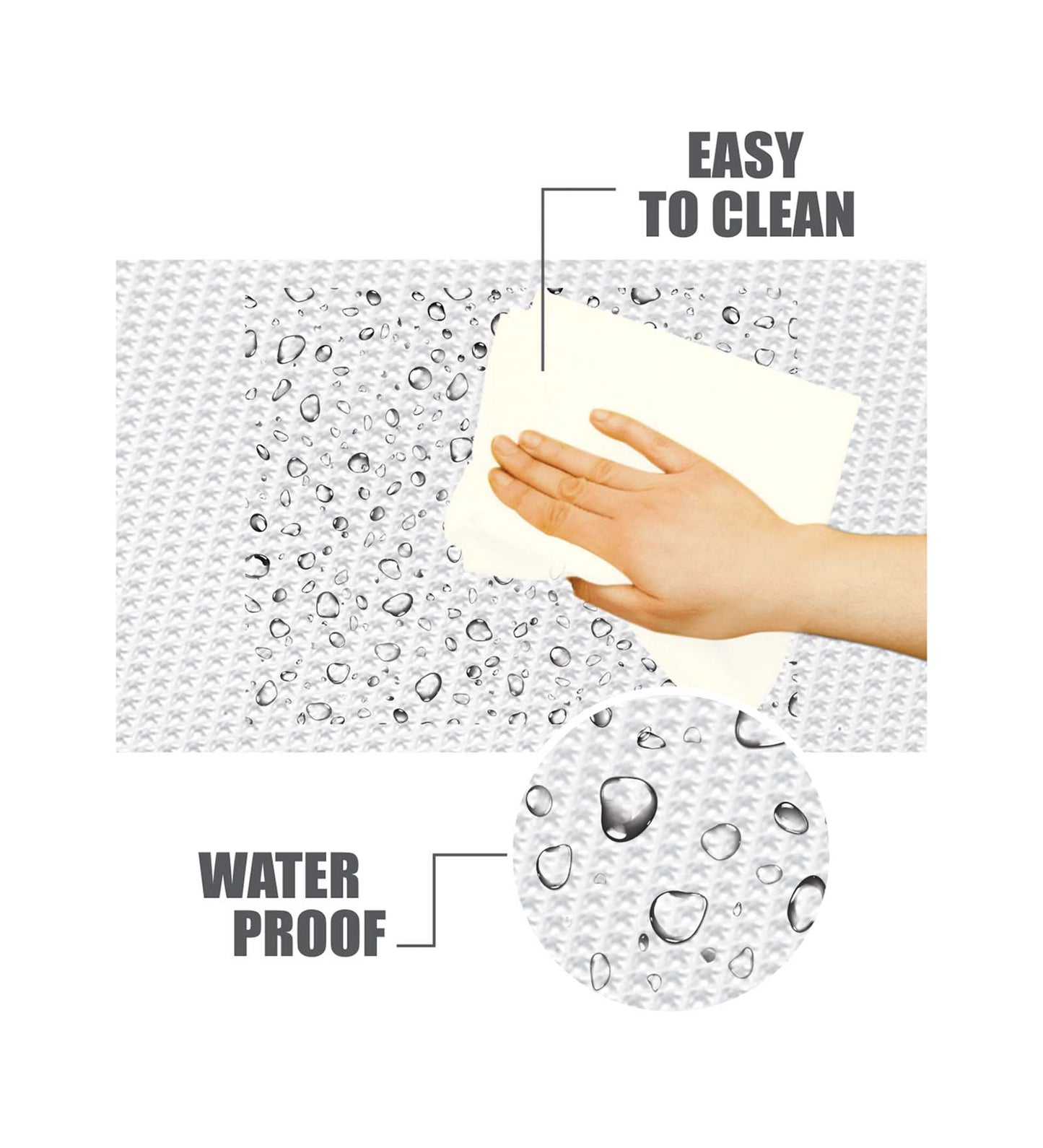 Rio PVC Shelf Liner Transparent