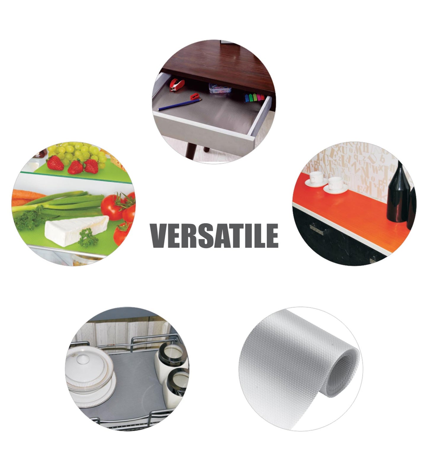 Rio PVC Shelf Liner Transparent