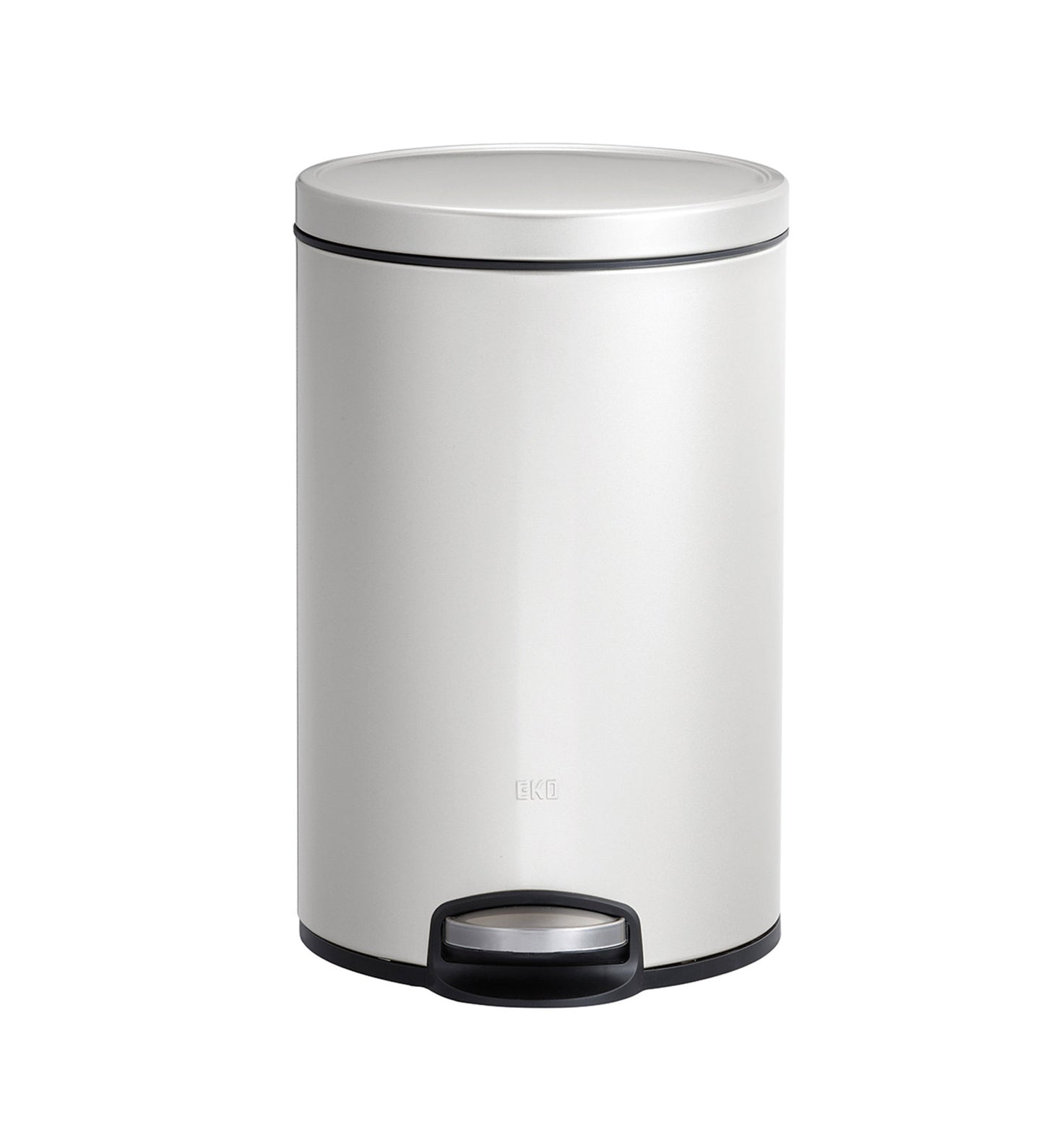 EKO 9115 Artistic Soft Close Fingerprint Resistant Step Bin White