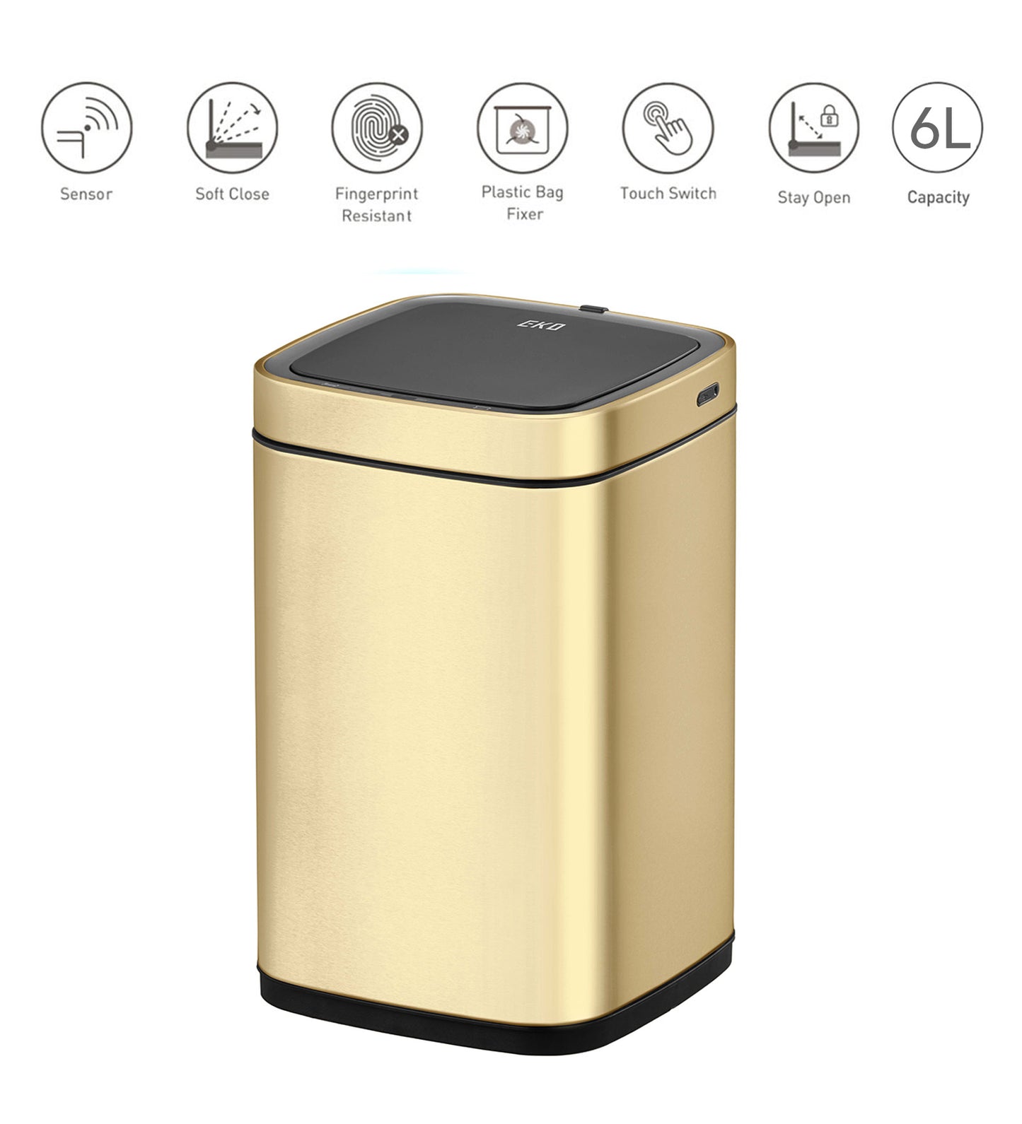 Eko Sensor Bin Champagne