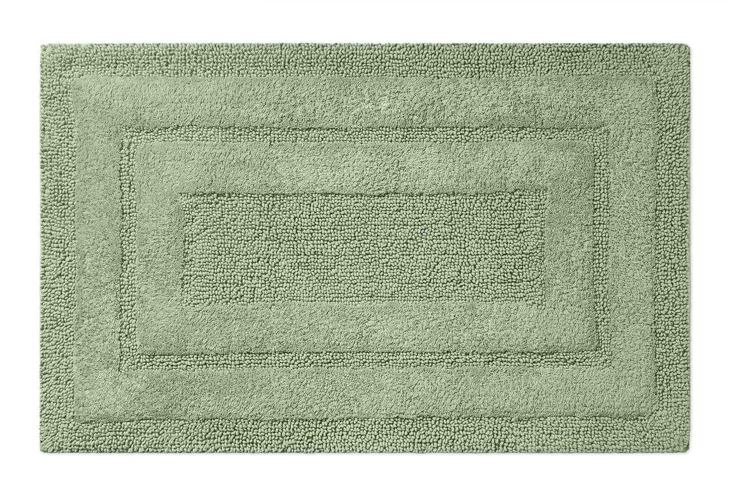 SALVIA Luxury Anti-Skid Tufted Cotton Floor Mat - Exquisite Comfort for Living & Bath Area - Slip-Resistant & Plush Design - Elevate Your Home with Italian Elegance! - grahsajja