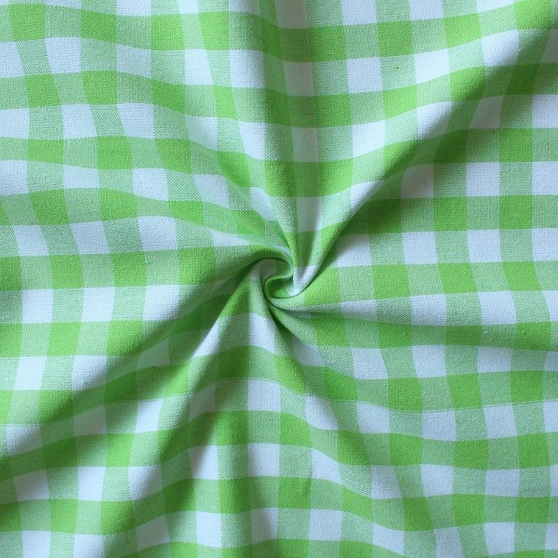 Linen Tea towel Gingham Pack Of 4 Green - grahsajja