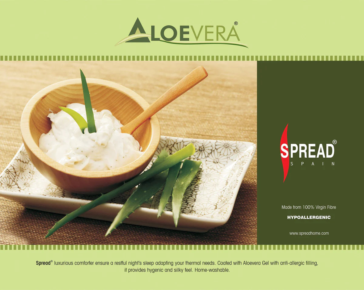 Spread Spain Aloevera Gel Coated Anti Allergic Pillow - grahsajja