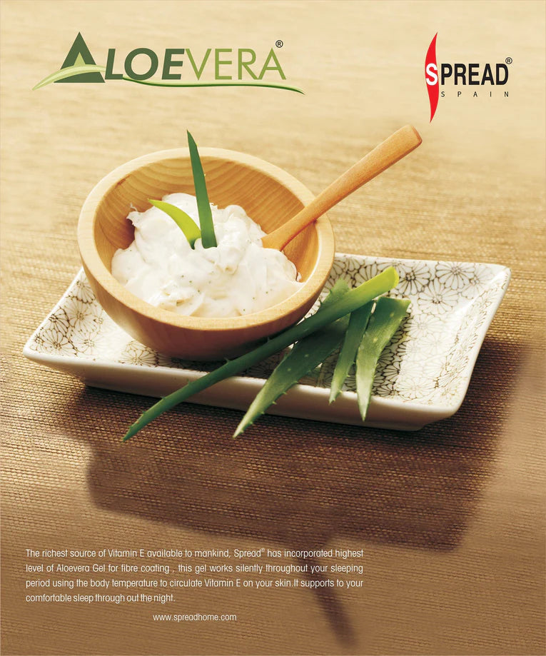 Spread Spain Aloevera Gel Coated Anti Allergic Pillow - grahsajja