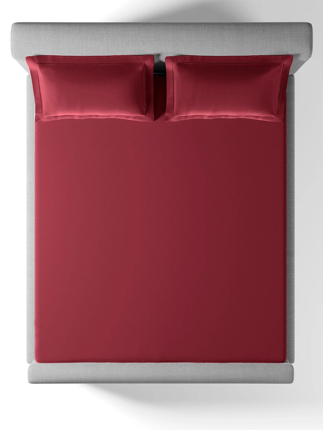 Plain Bedsheet P002 Maroon By (Sansaar A D'decor Brand)