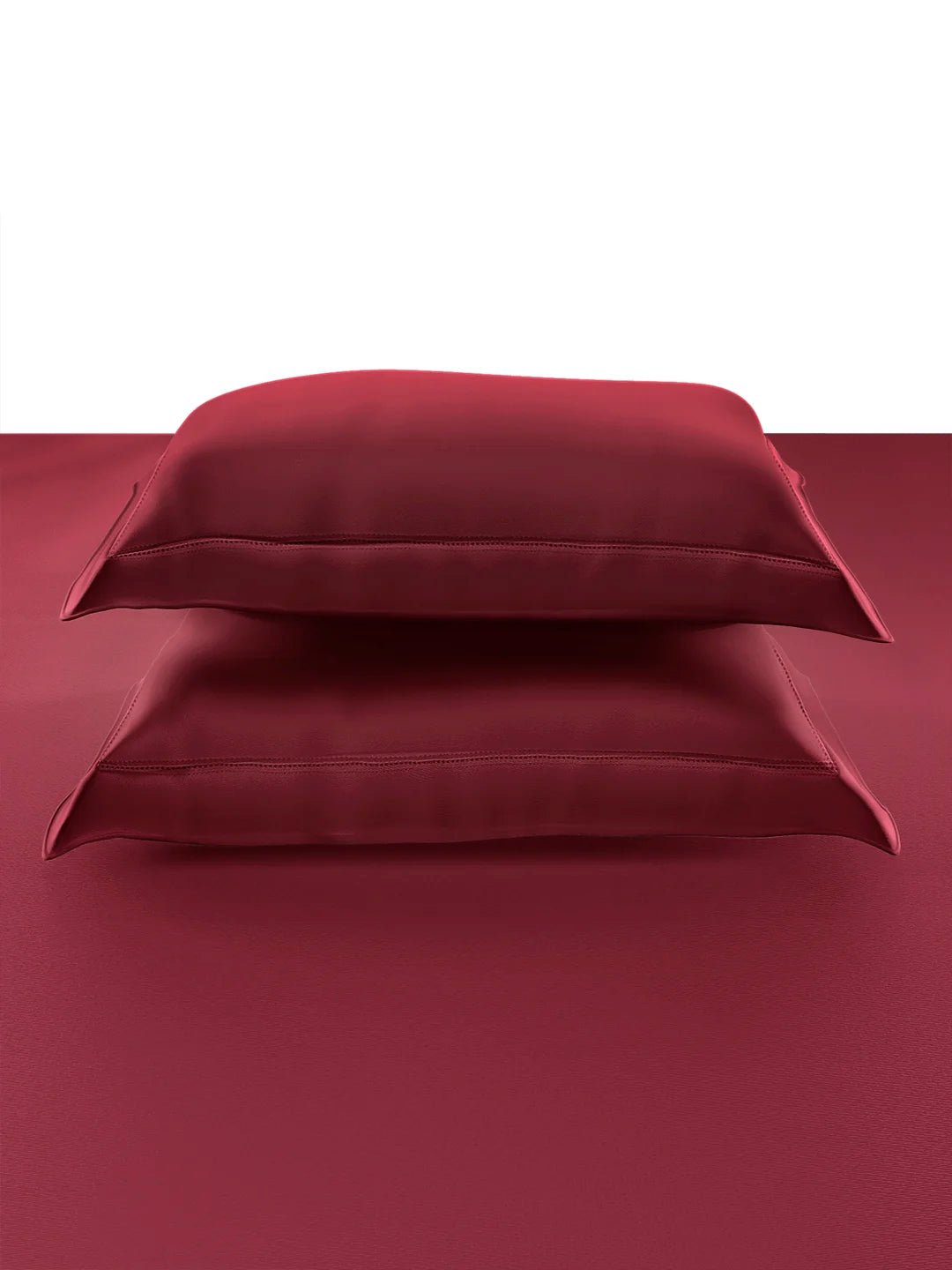 Plain Bedsheet P002 Maroon By (Sansaar A D'decor Brand)