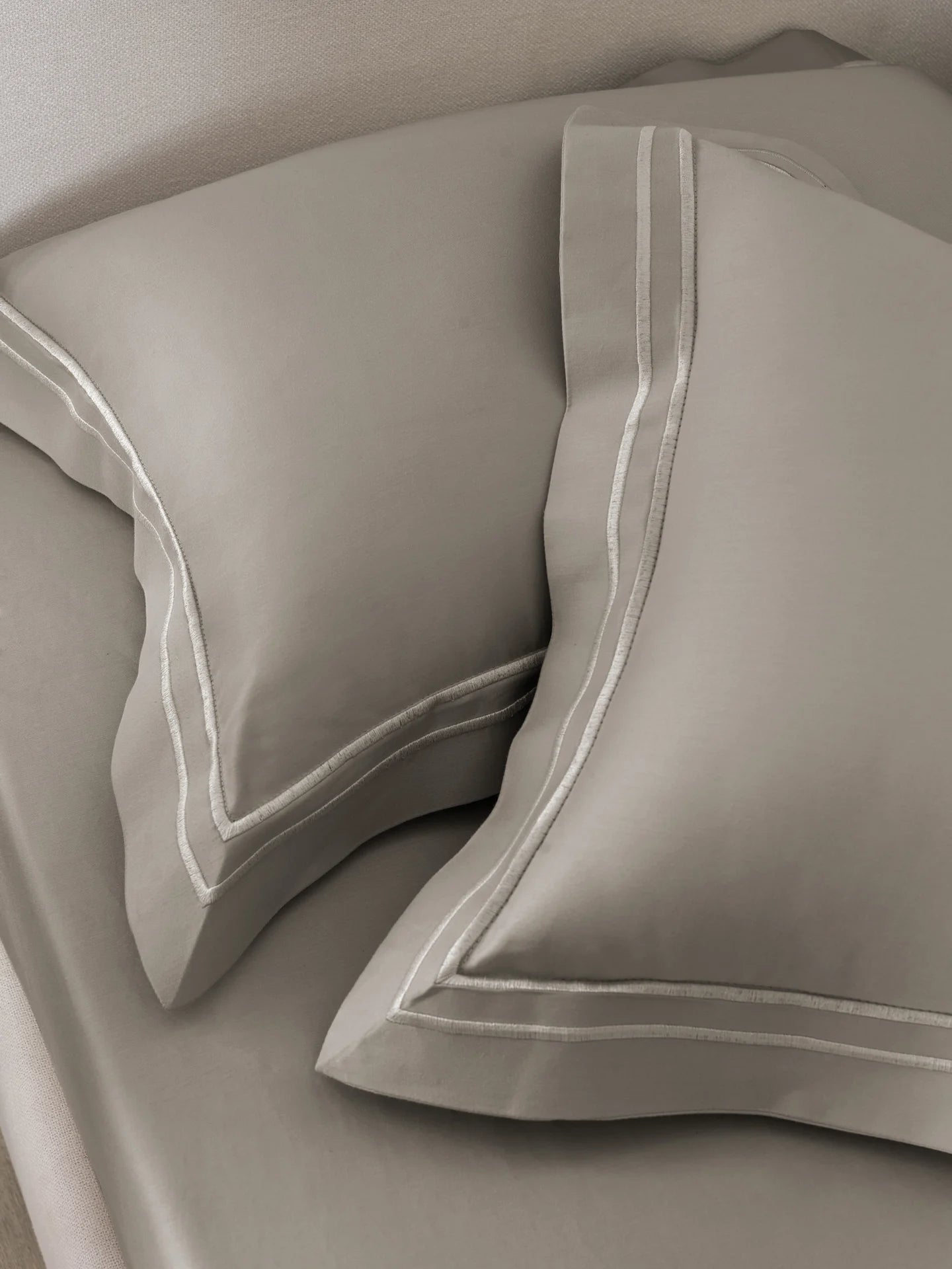 Plain Bedding Set Collection P007 Light Charcoal By (Sansaar A D'decor Brand)