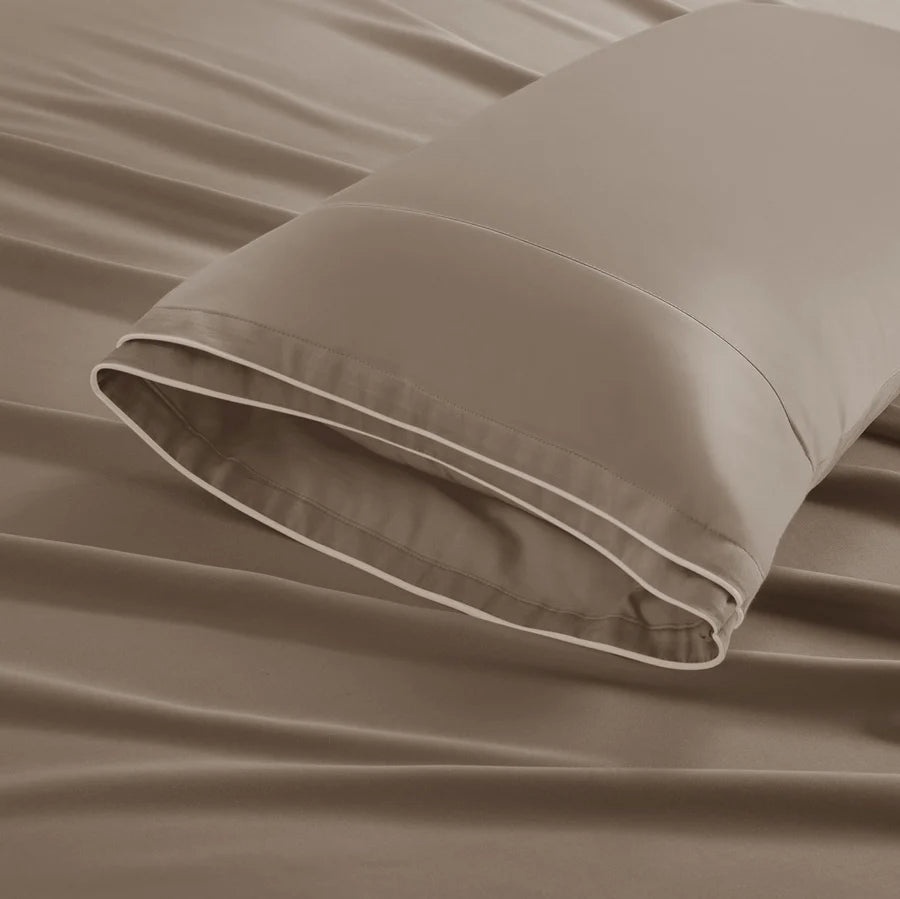 Premium 500 TC 100% Cotton Dolce Vita Bedding Brown