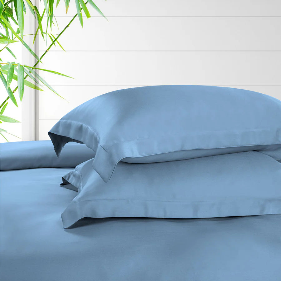 Spread Home BAMBOO PERFORMANCE BEDSHEET Heritage Blue - grahsajja