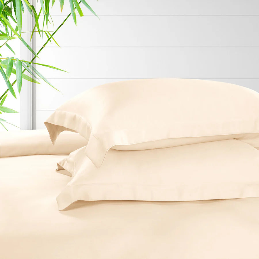Spread Home BAMBOO PERFORMANCE BEDSHEET Vanilla - grahsajja