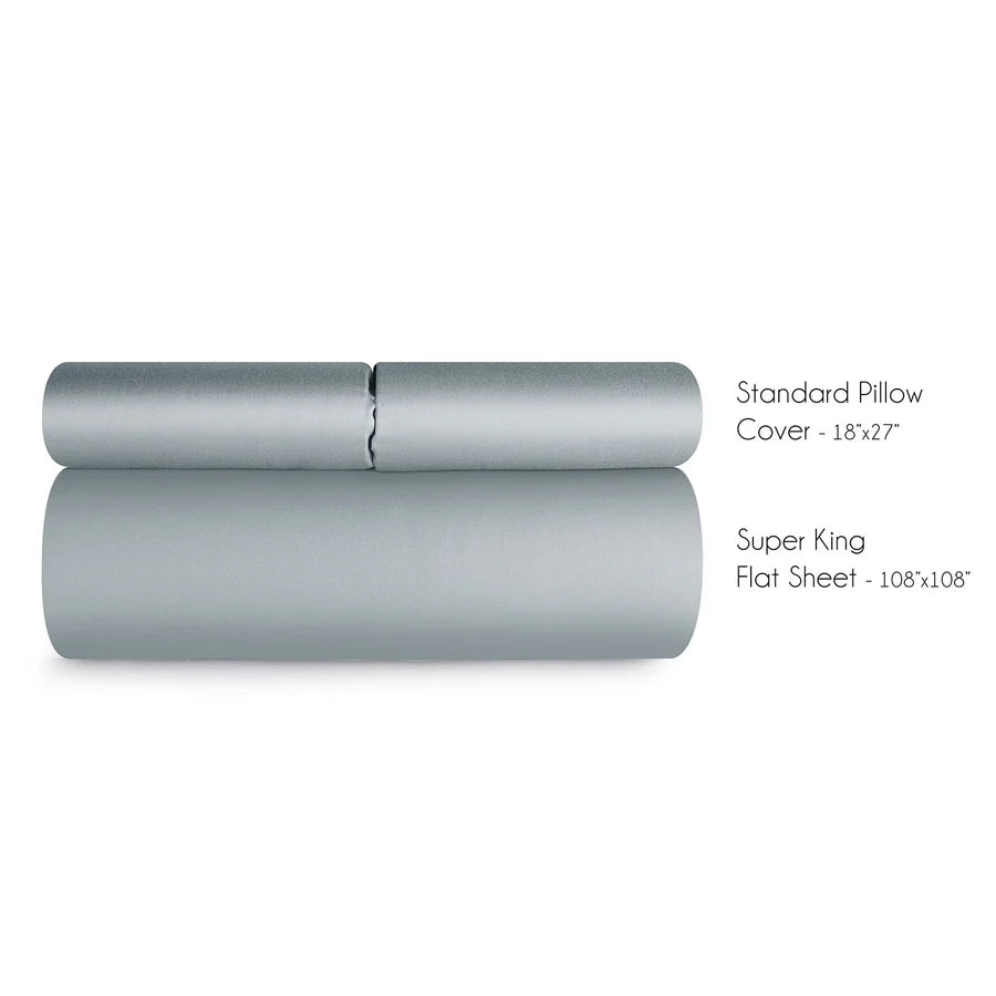 Spread Home BAMBOO PERFORMANCE BEDSHEET Neutral Grey - grahsajja