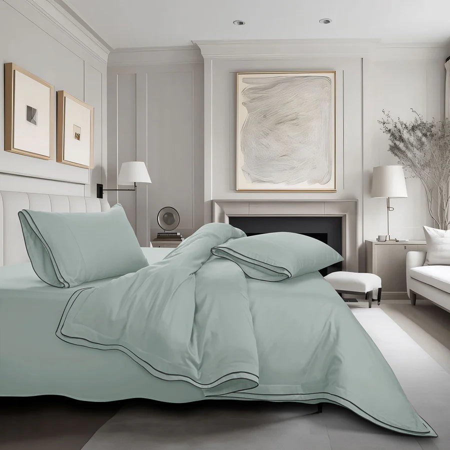 Premium 500 TC 100% Cotton Dolce Vita Bedding Mint