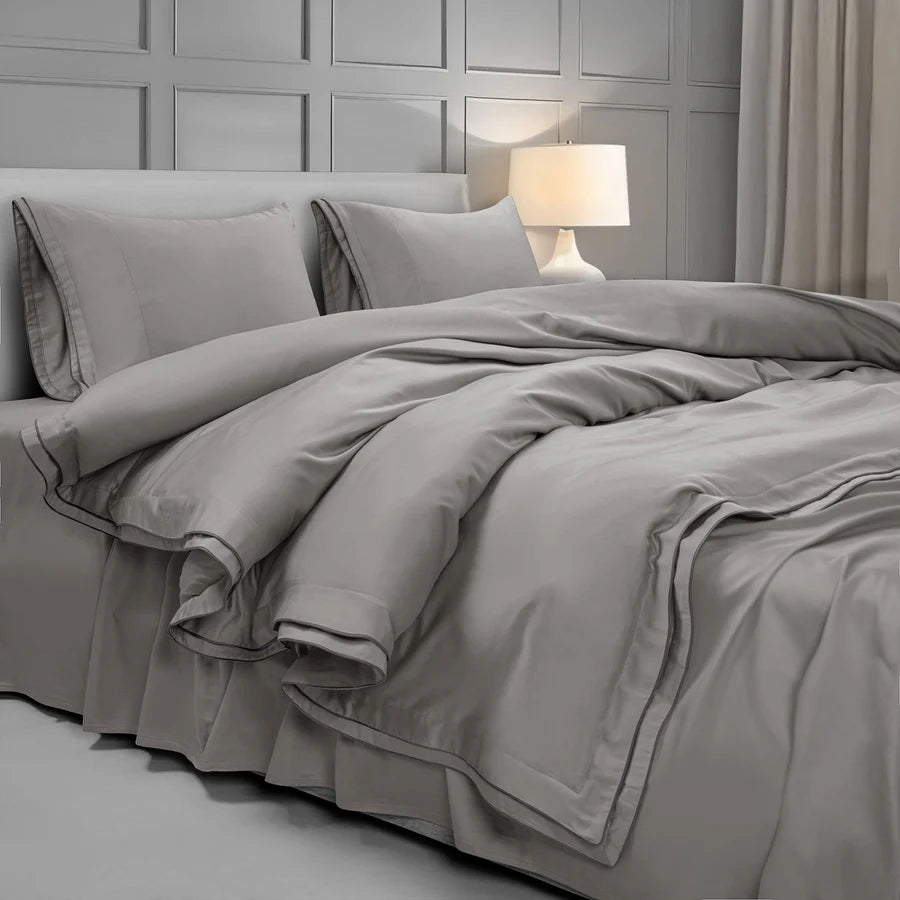 Premium 500 TC 100% Cotton Dolce Vita Bedding Steel grey