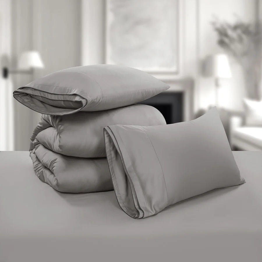 Premium 500 TC 100% Cotton Dolce Vita Bedding Steel grey