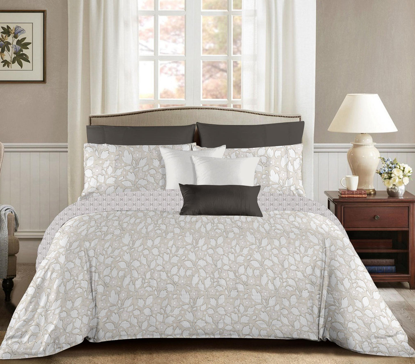 Fiesta 4 Piece AC Comforter Set with Bedsheet & Pillow Covers by Florida