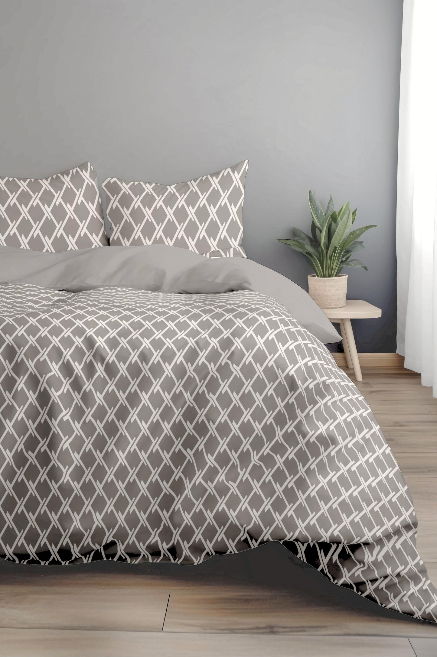 Florida New Sreak King SIze Bedsheet Printed with 2Pc Pillow Cover
