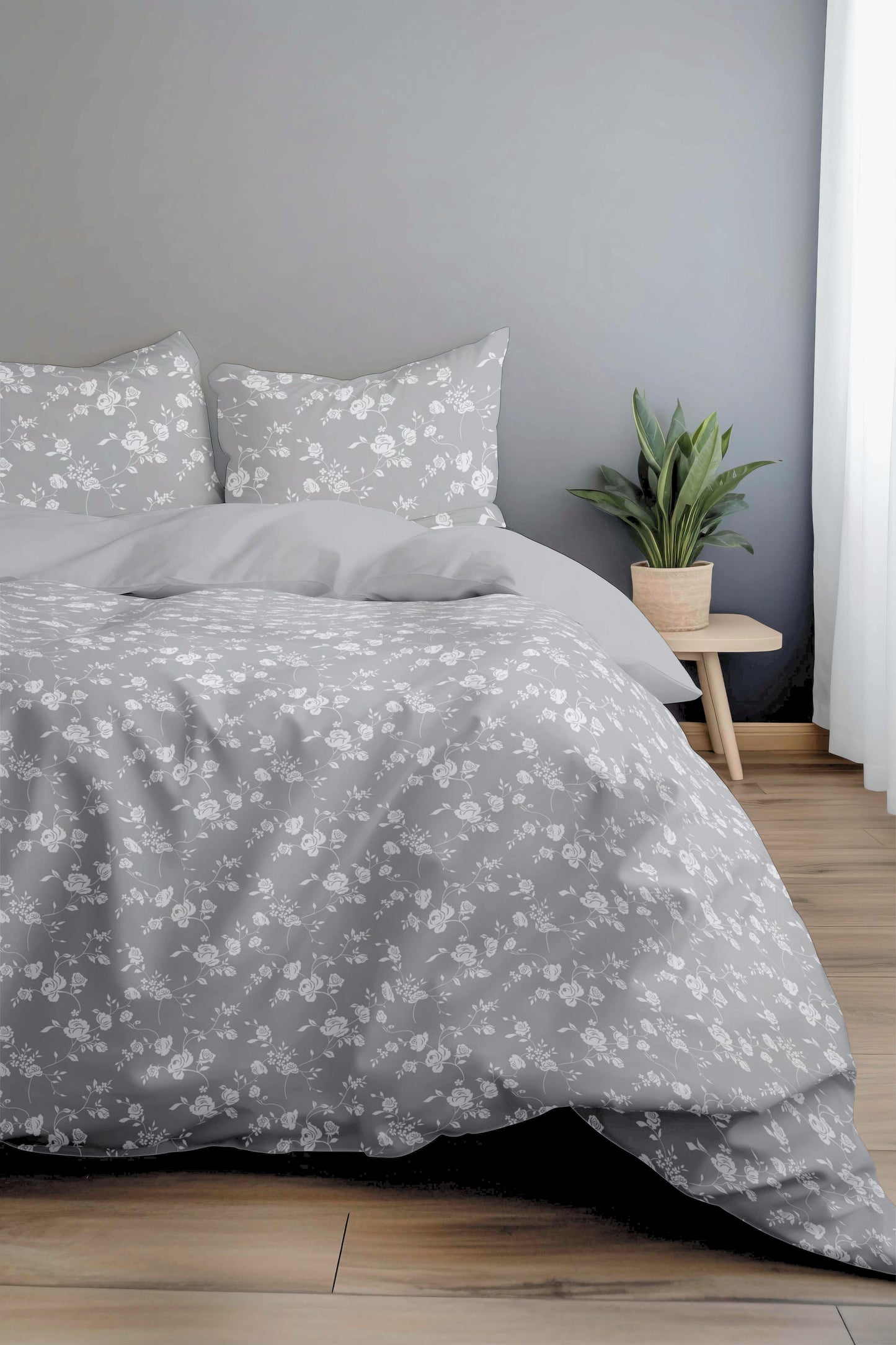 Florida New Sreak King SIze Bedsheet Printed with 2Pc Pillow Cover