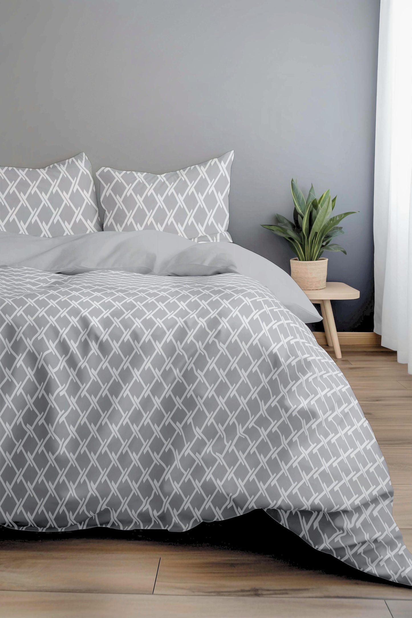 Florida New Sreak King SIze Bedsheet Printed with 2Pc Pillow Cover