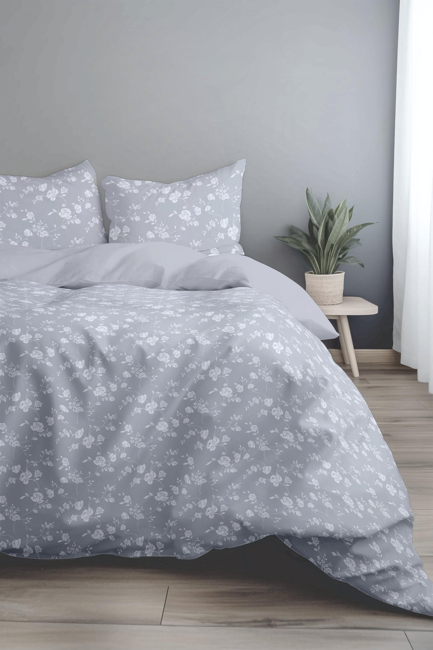 Florida New Sreak King SIze Bedsheet Printed with 2Pc Pillow Cover