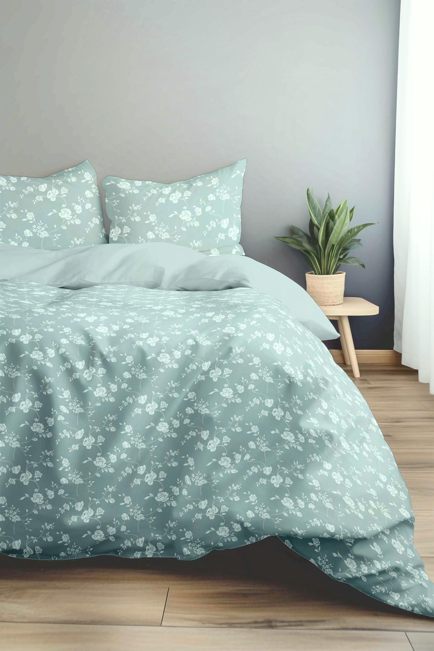 Florida New Sreak King SIze Bedsheet Printed with 2Pc Pillow Cover
