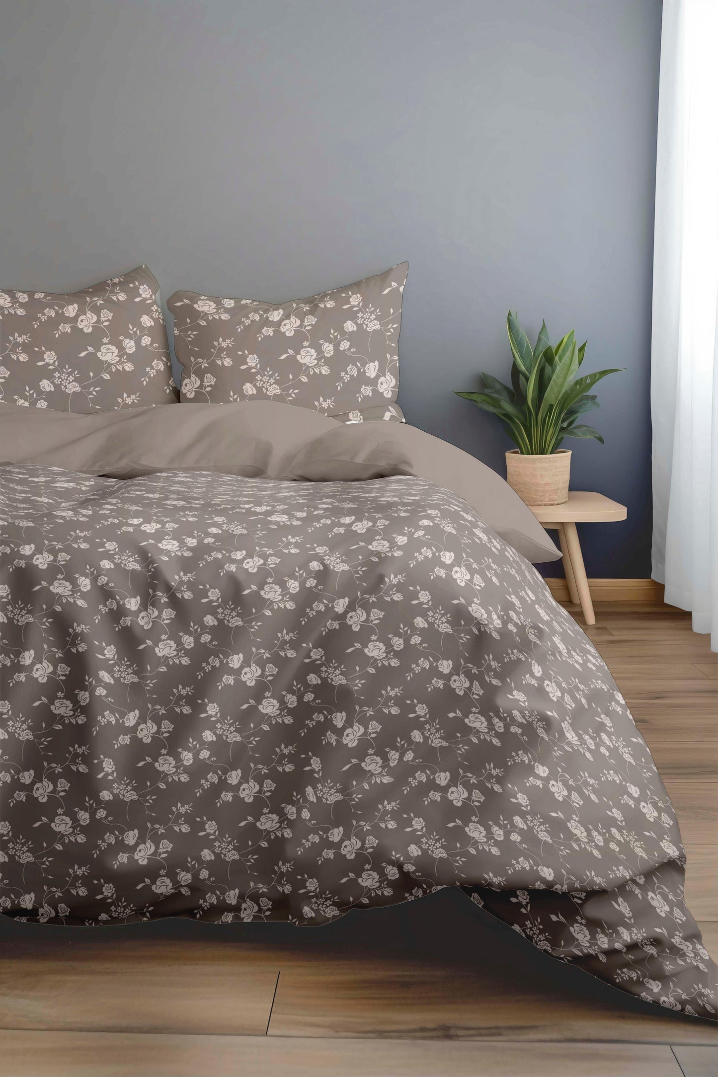 Florida New Sreak King SIze Bedsheet Printed with 2Pc Pillow Cover