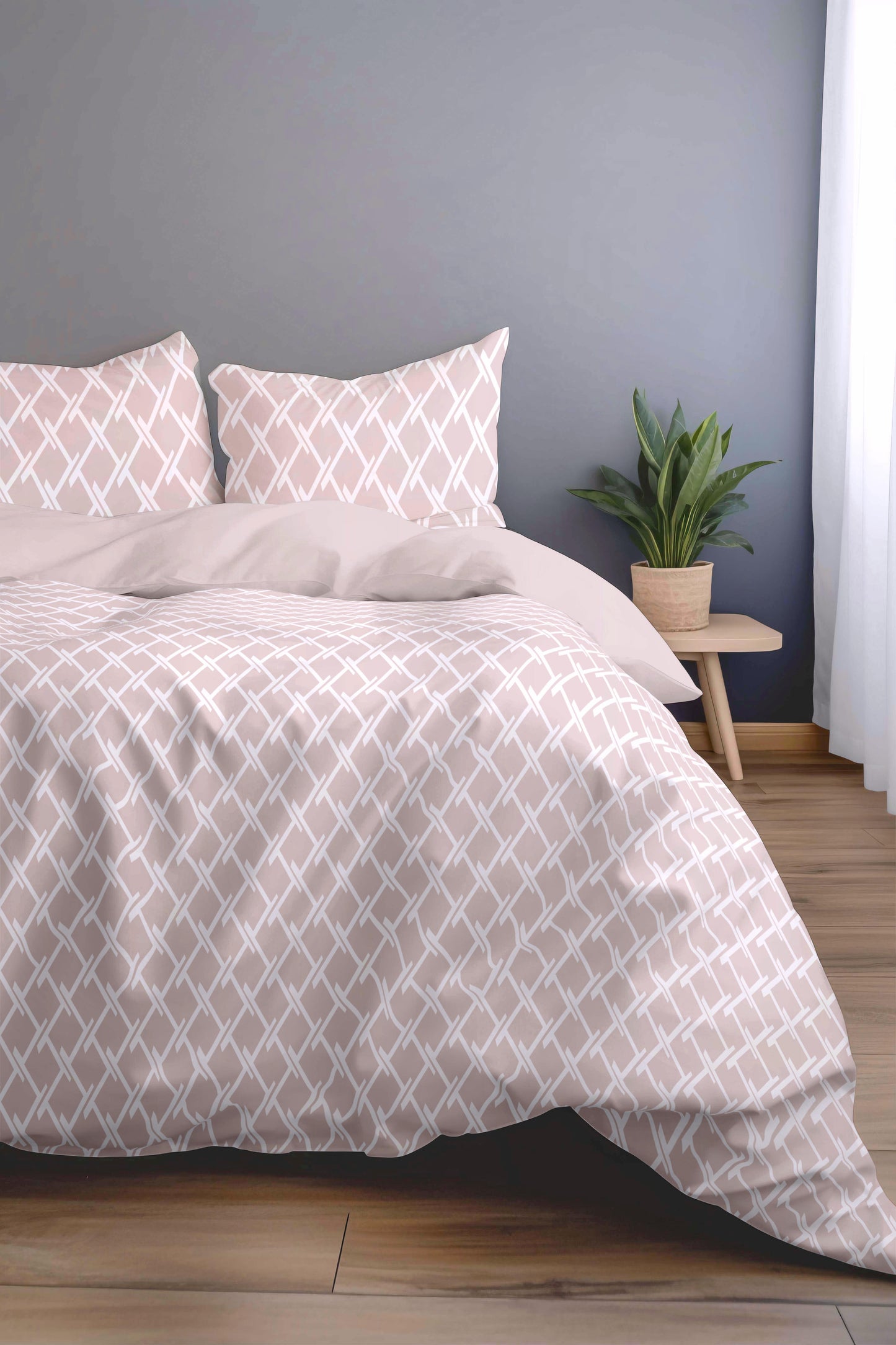 Florida New Sreak King SIze Bedsheet Printed with 2Pc Pillow Cover