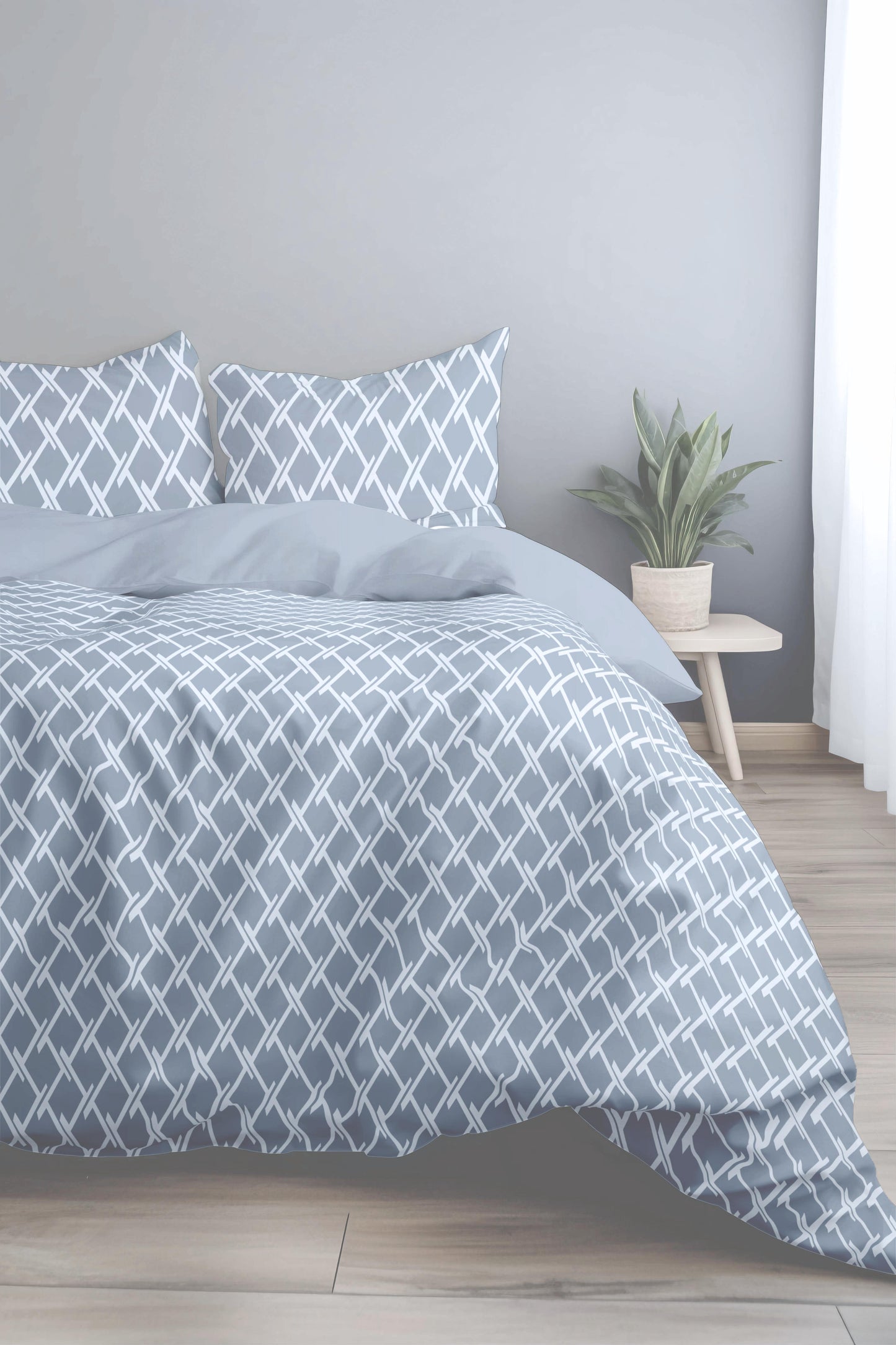 Florida New Sreak King SIze Bedsheet Printed with 2Pc Pillow Cover