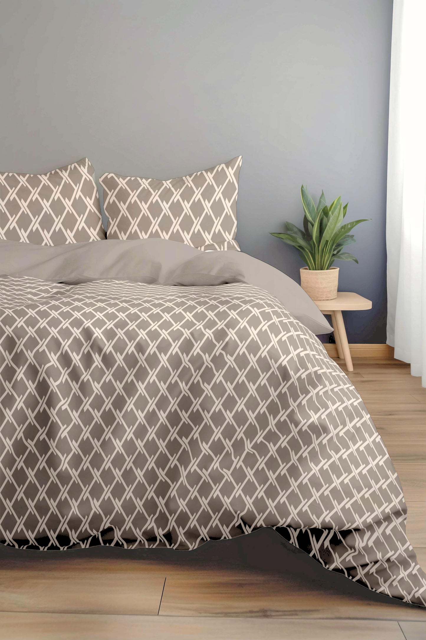 Florida New Sreak King SIze Bedsheet Printed with 2Pc Pillow Cover