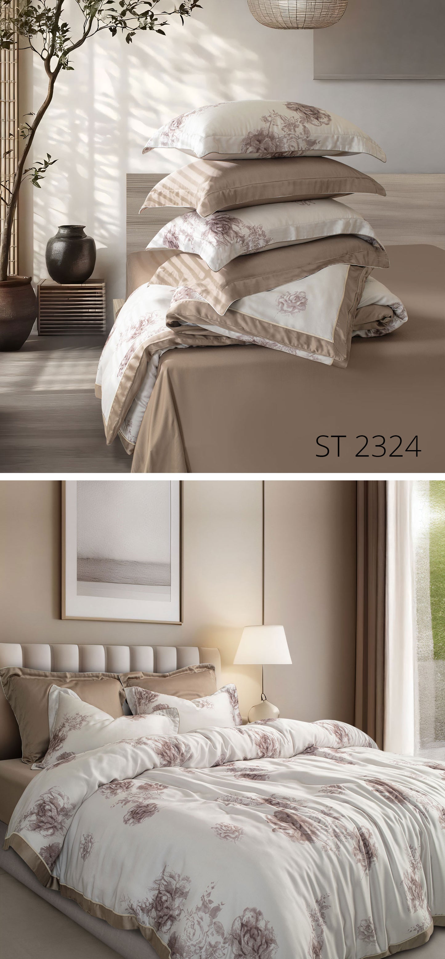 Spread Spain Luxuriously Soft 100% Tencel™ 400 TC 6pcs Bedding Collection