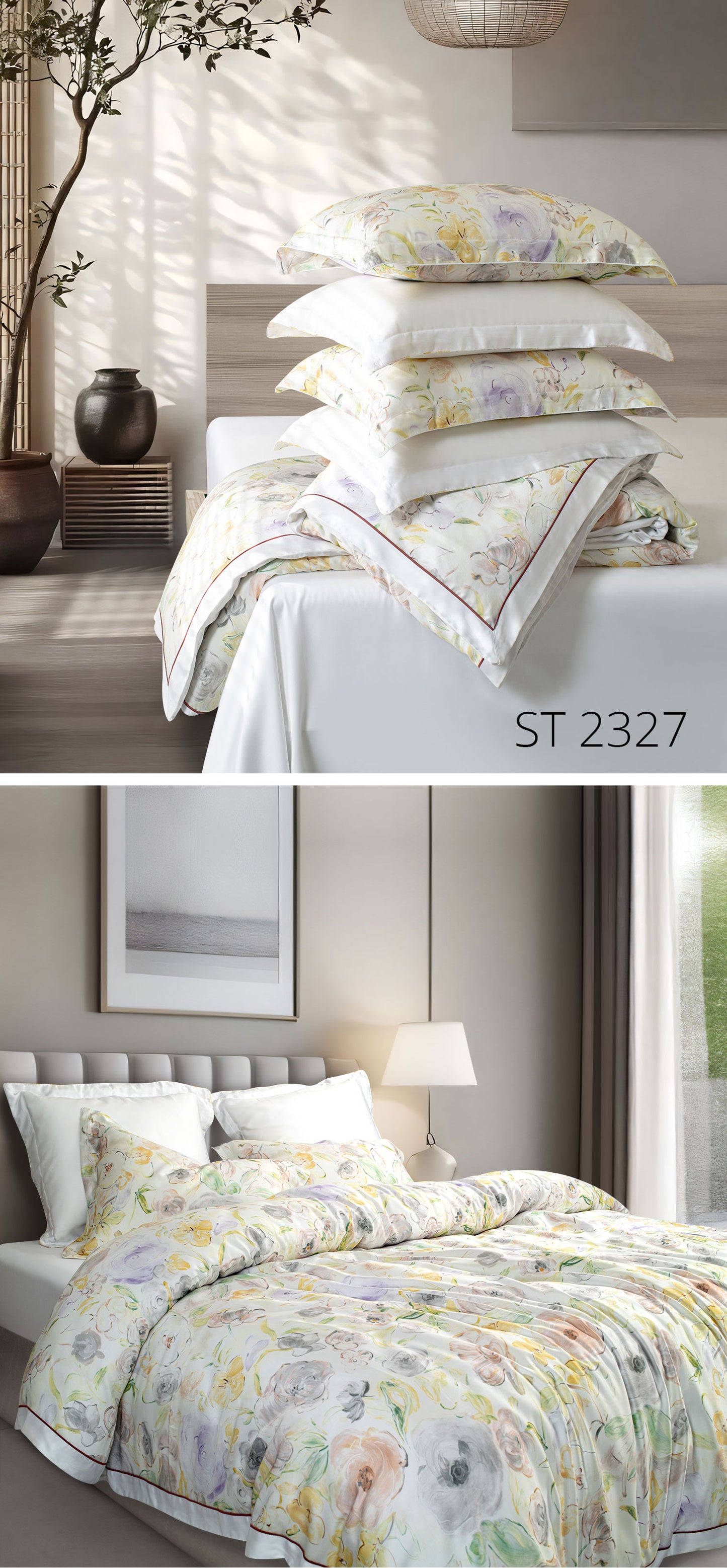 Spread Spain Luxuriously Soft 100% Tencel™ 400 TC 6pcs Bedding Collection