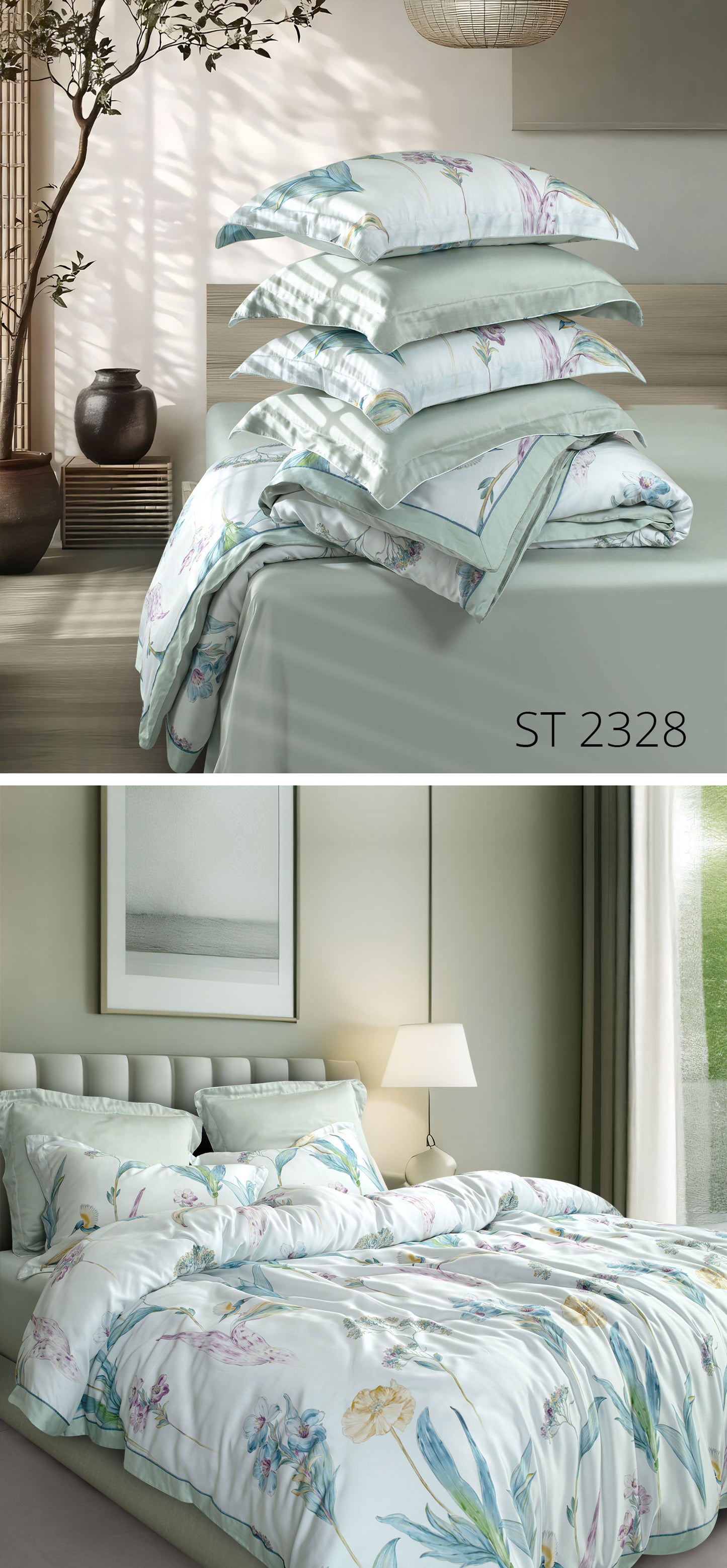 Spread Spain Luxuriously Soft 100% Tencel™ 400 TC 6pcs Bedding Collection