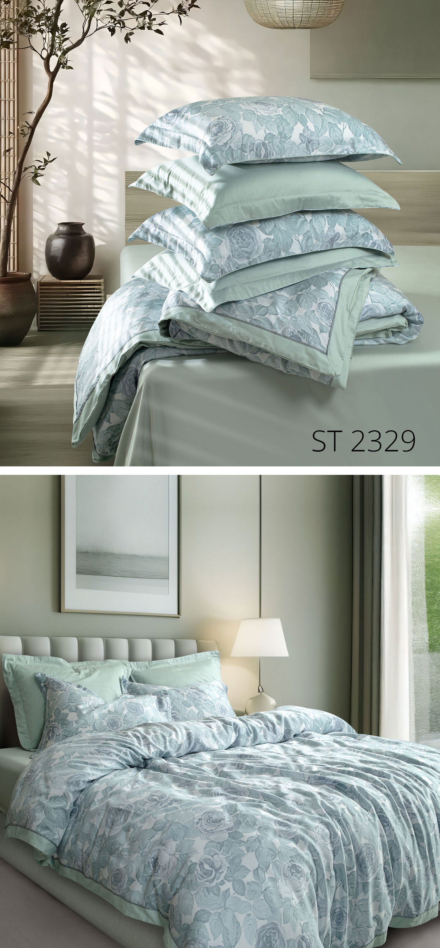 Spread Spain Luxuriously Soft 100% Tencel™ 400 TC 6pcs Bedding Collection