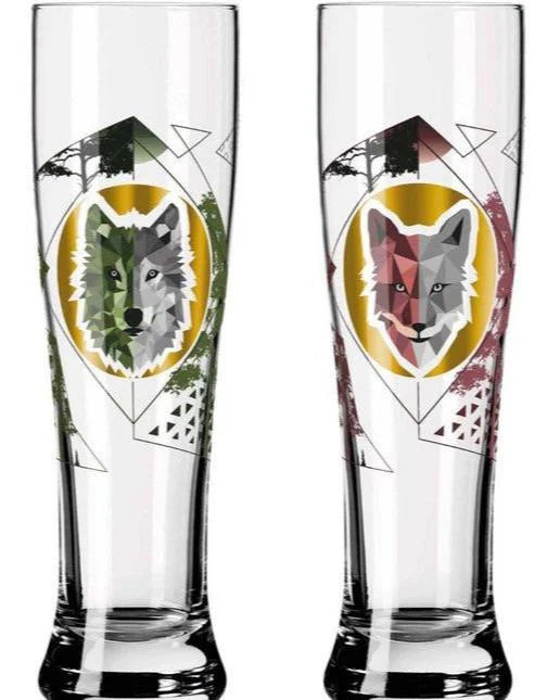 Brauchzeit Wheat Beer Glass #2 Set of 2