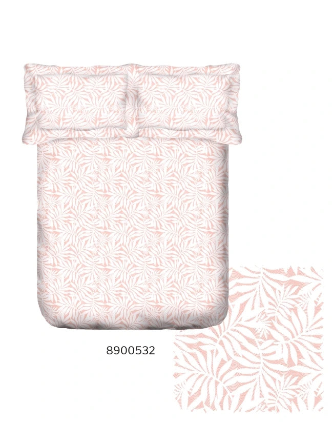 PORTICO MARVELLA Cotton Single bed size 150cmx224cm 144TC Printed 2Pcs Bedsheet SS2025