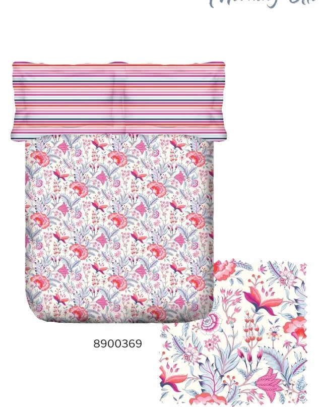 Portico New York Morning Glory Double King Fitted Bedsheet SS2025
