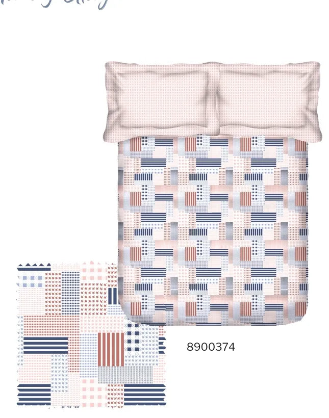 Portico New York Morning Glory Double King Fitted Bedsheet SS2025