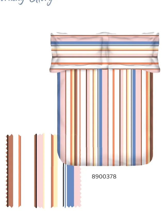 Portico New York Morning Glory Double King Fitted Bedsheet SS2025