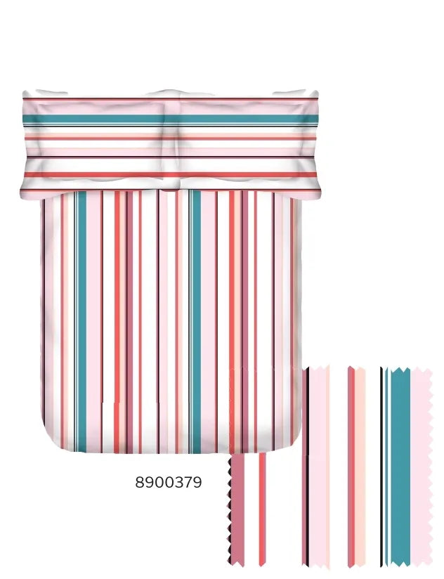 Portico New York Morning Glory Double King Fitted Bedsheet SS2025