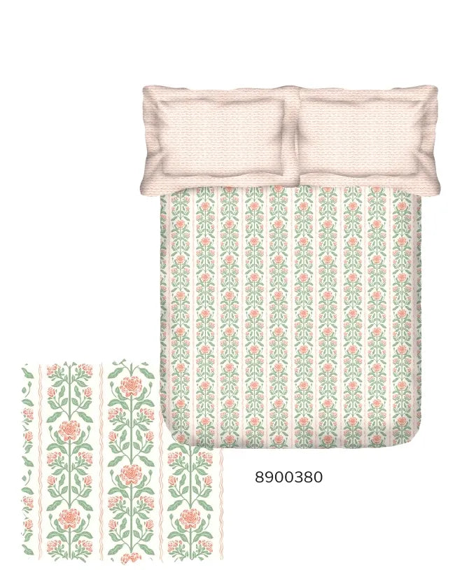 Portico New York Morning Glory Double King Fitted Bedsheet SS2025