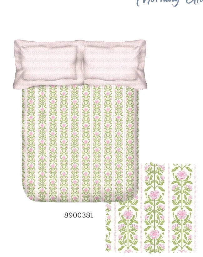 Portico New York Morning Glory Double King Fitted Bedsheet SS2025
