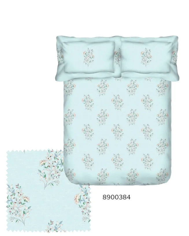 Portico New York Morning Glory Double King Fitted Bedsheet SS2025